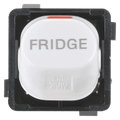 10 Amp 2 Way "Fridge" Switch Mechanism Double Pole - White