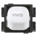 35 Amp 2 Way "Hot Water System" Switch Mechanism Double Pole - White