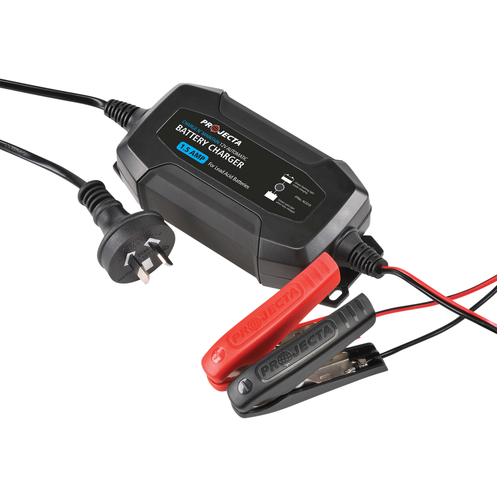1.5 Amp 12V 4 Stage Automatic Battery Charger