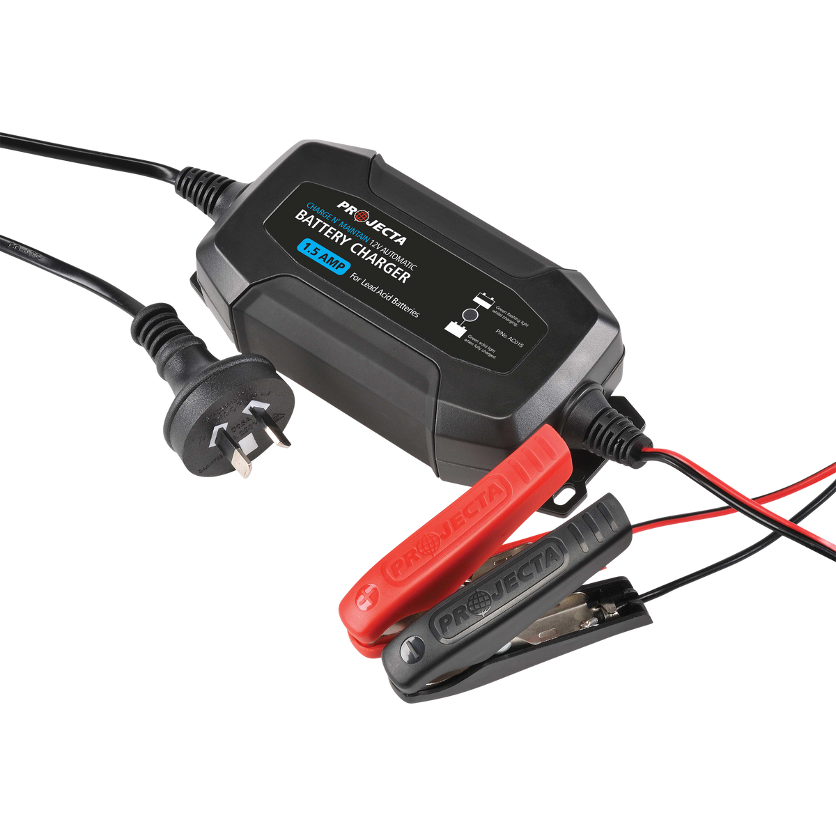1.5 Amp 12V 4 Stage Automatic Battery Charger