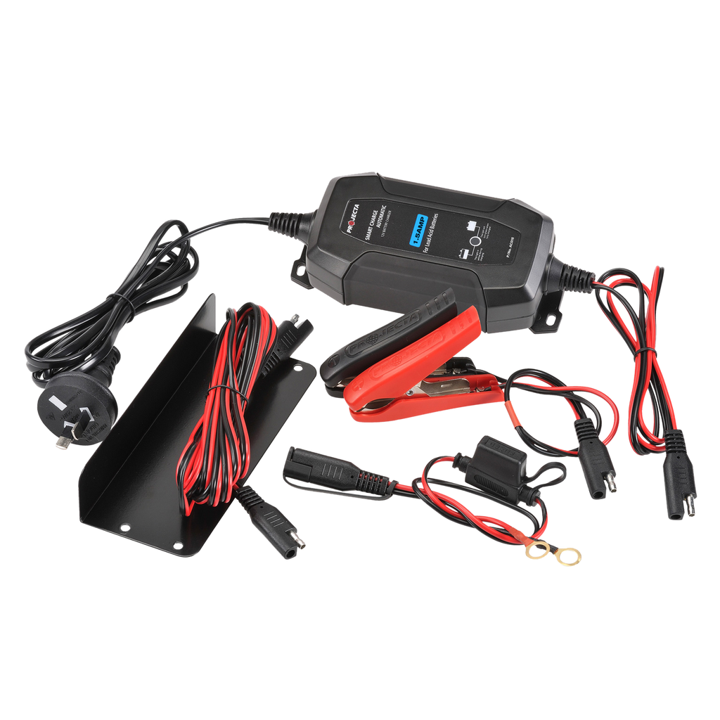 1.5 Amp 12V 4 Stage Automatic Battery Charger