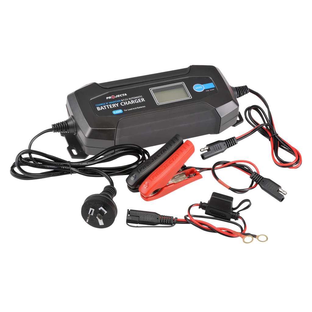 4 Amp 6/12V 8 Stage Automatic Battery Charger
