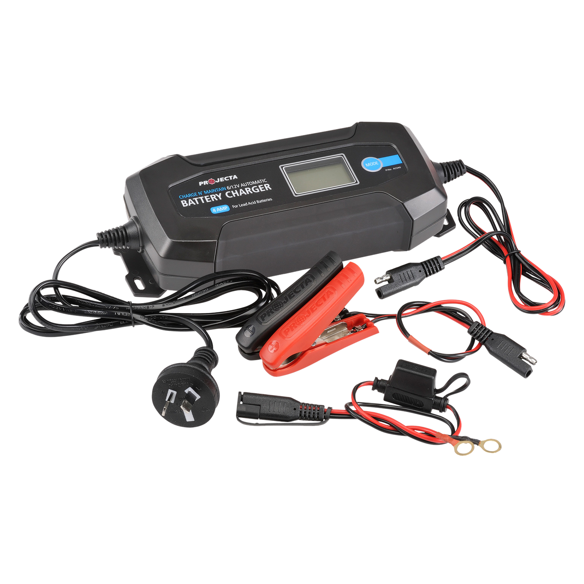 4 Amp 6/12V 8 Stage Automatic Battery Charger