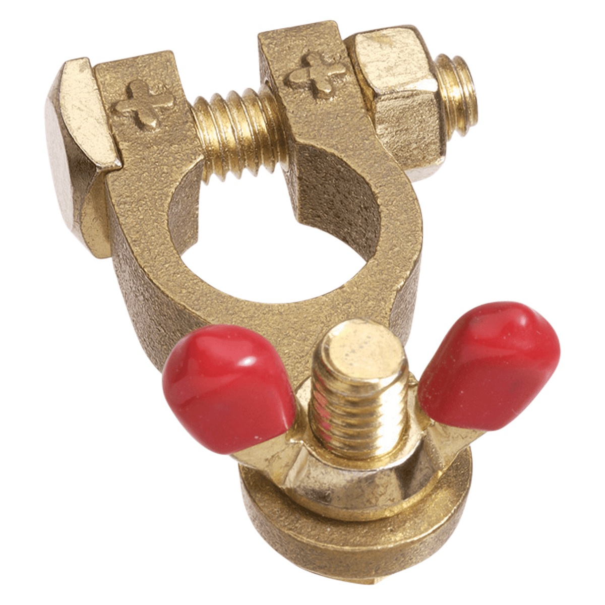 Wingnut Brass Battery Positive Terminal (Box 10)