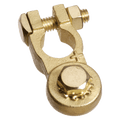 Heavy Duty Bolt Brass Battery Positive Terminal (Box 10)