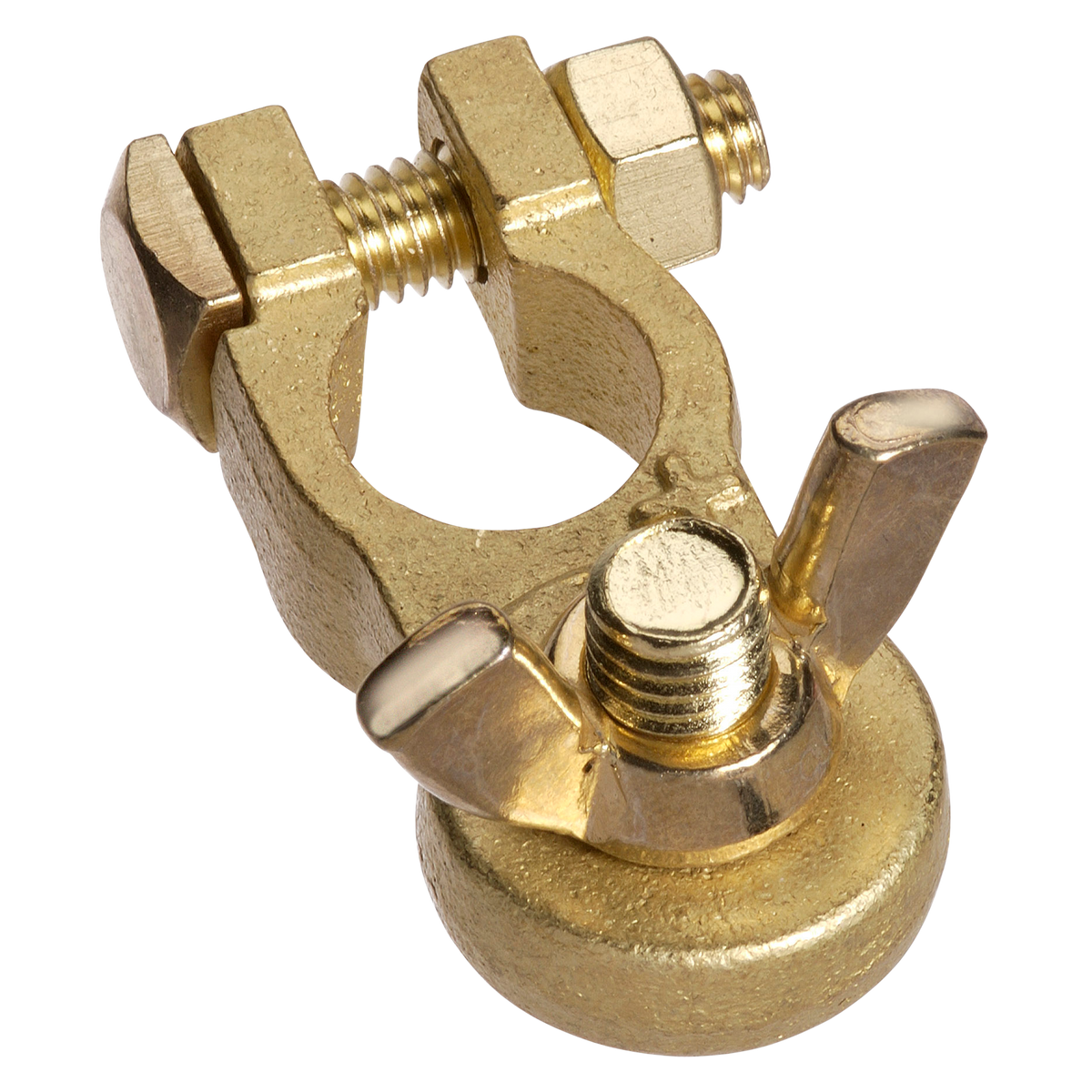 Heavy Duty Wingnut Brass Battery Positive Terminal (Box 10)