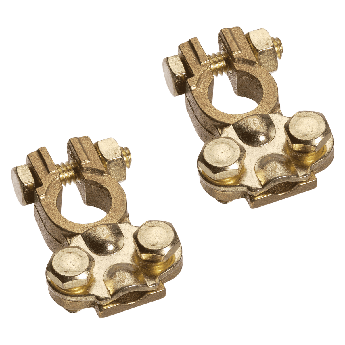 Brass Battery Terminal Suits Small Japanese Battery Posts (1 Positive 1 Negative)