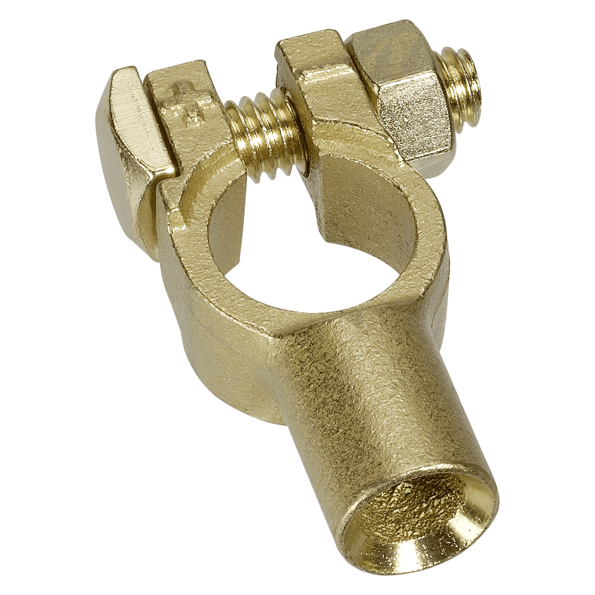 Crimp End Entry Brass Battery Terminal 35-50mm2 (2-0 B&S) (Blister 1)