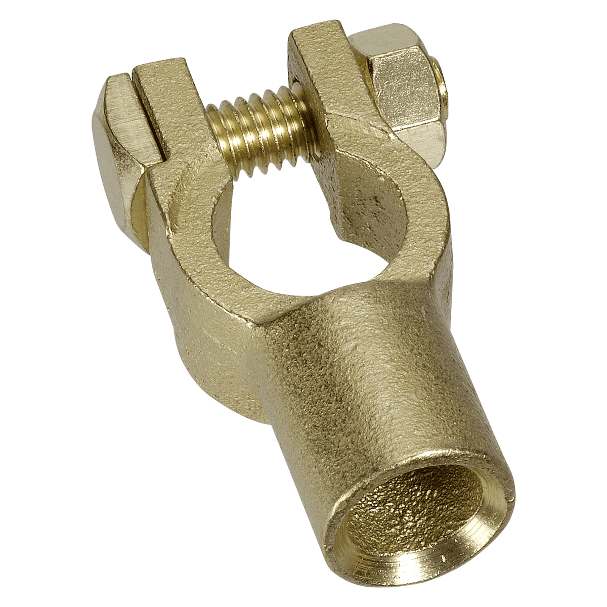 Heavy Duty Crimp End Entry Brass Battery Terminal 50-70mm2 (0-00 B&S) (Bag 10)