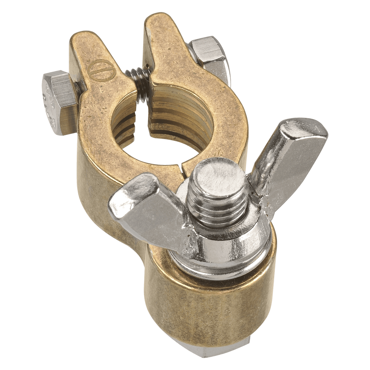 Forged Brass Heavy Duty Wingnut Negative Terminal (Bag of 10)