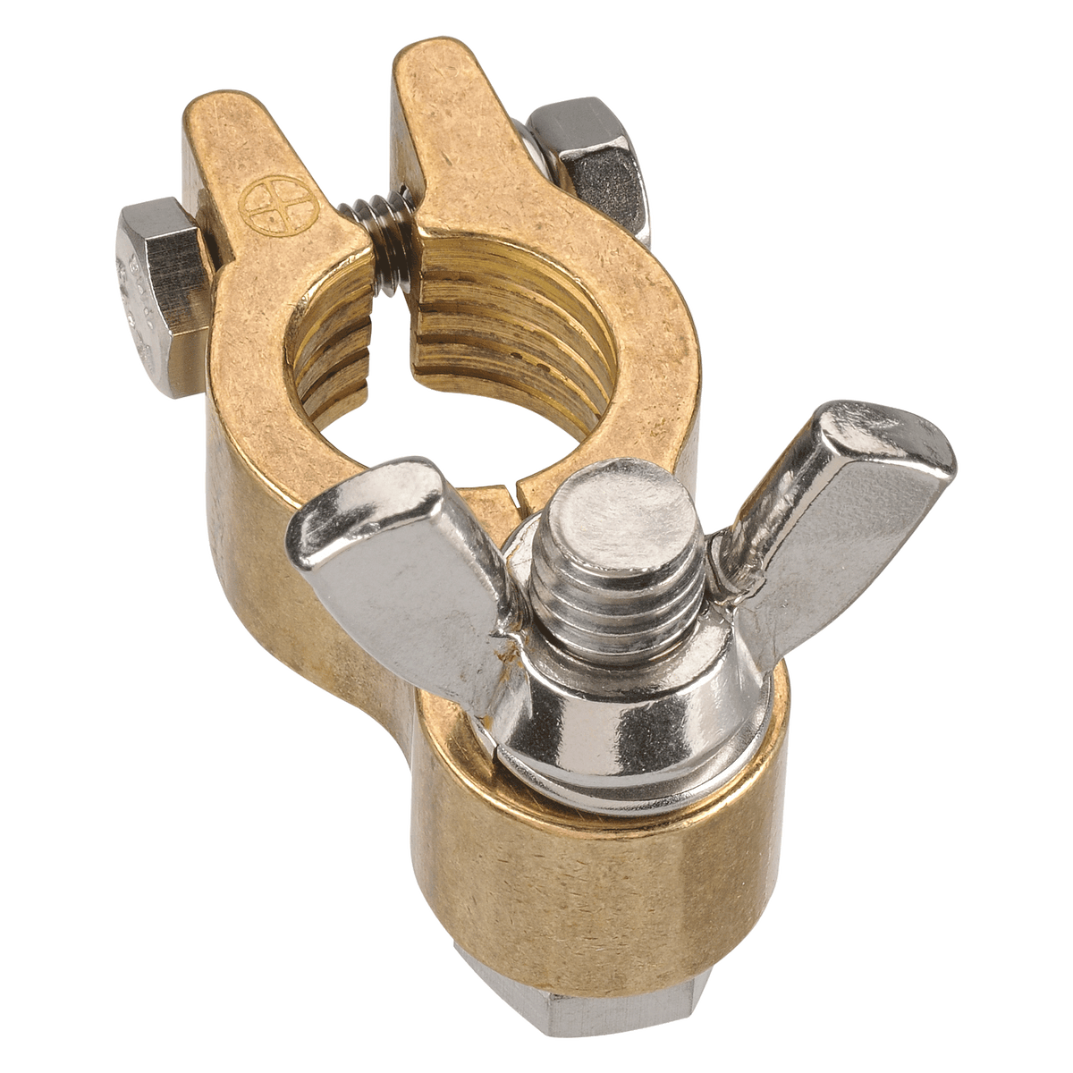 Forged Brass Heavy Duty Wingnut Positive Terminal (Bag of 10)