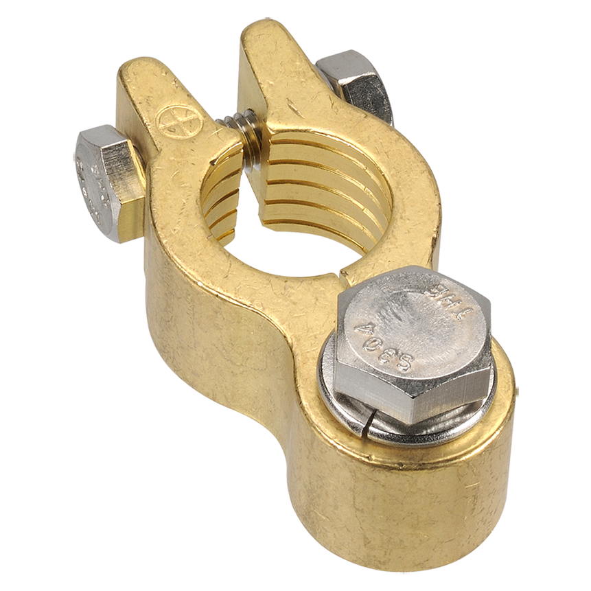 Forged Brass Heavy Duty Bolt - Positive Terminal (Bag of 10)
