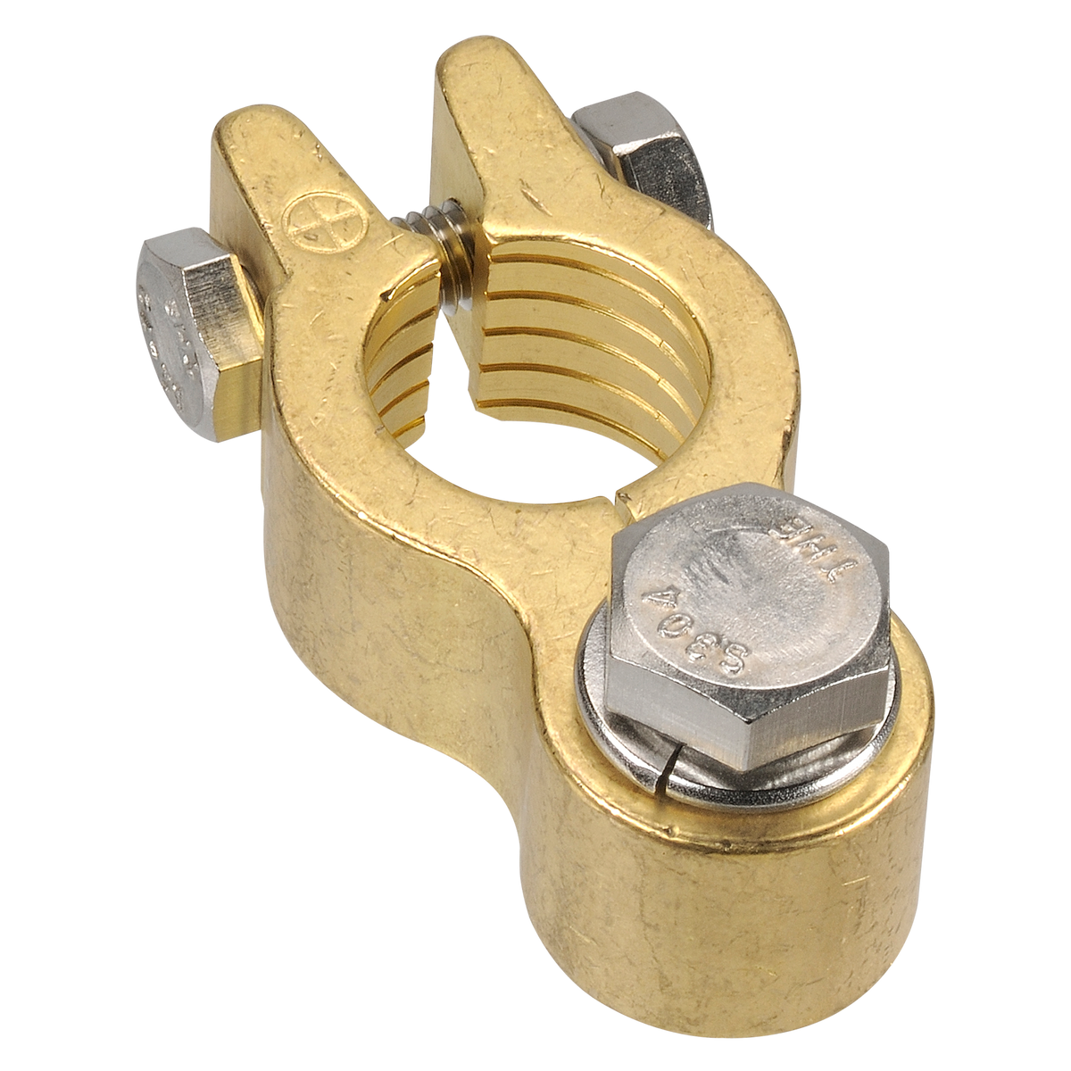 Forged Brass Heavy Duty Bolt - Positive Terminal (Blister 1)