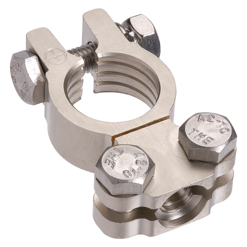 Satin Forged Brass Saddle - Positive Terminal (Blister 1)