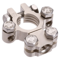 Satin Forged Brass Saddle with Dual Auxiliary - Positive Terminal (Bag 10)