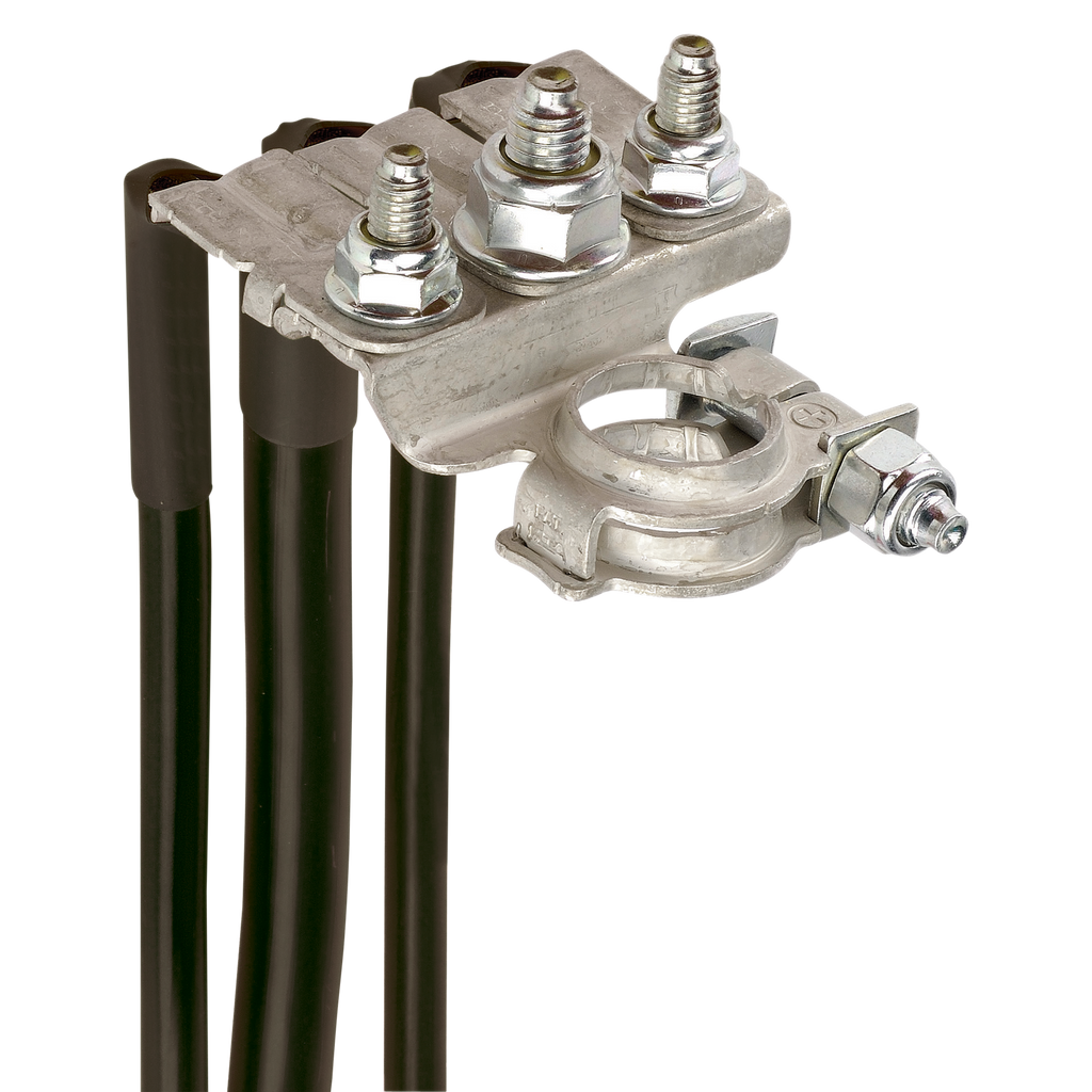 Battery Terminal 3 Stud Neg (1)
