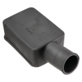 Terminal Cover PVC Straight Black (10)