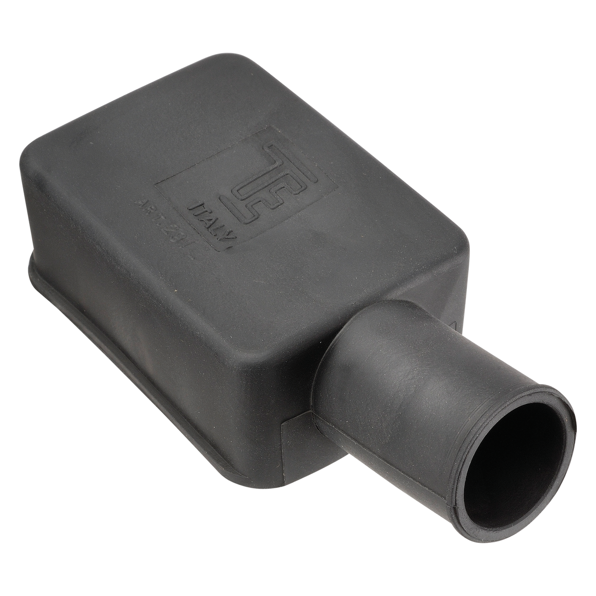Terminal Cover PVC Straight Black (10)