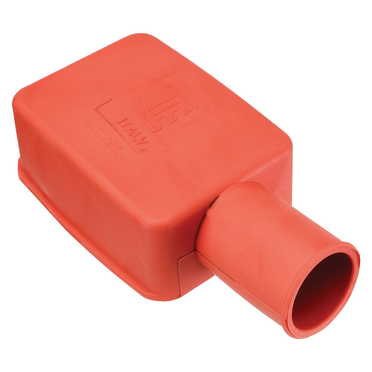 Terminal Cover PVC Straight Red (10)