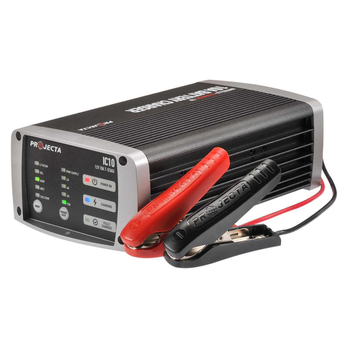 12V Automatic 10 Amp 7 Stage Battery Charger Multi Chemistry Lithium