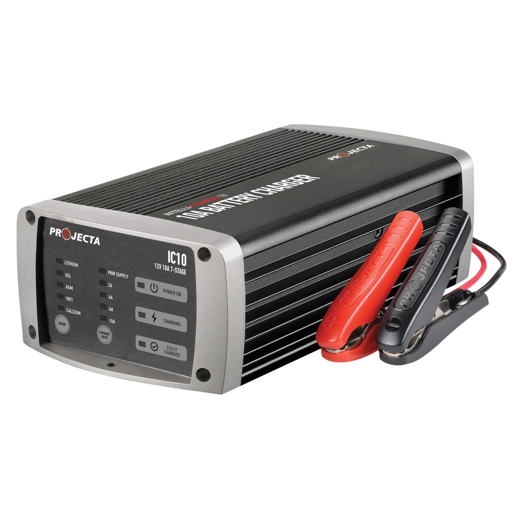12V Automatic 10 Amp 7 Stage Battery Charger Multi Chemistry Lithium