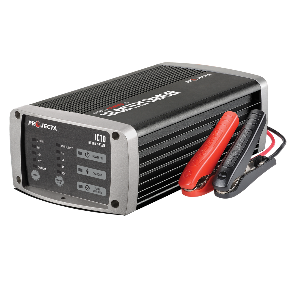 12V Automatic 10 Amp 7 Stage Battery Charger Multi Chemistry Lithium