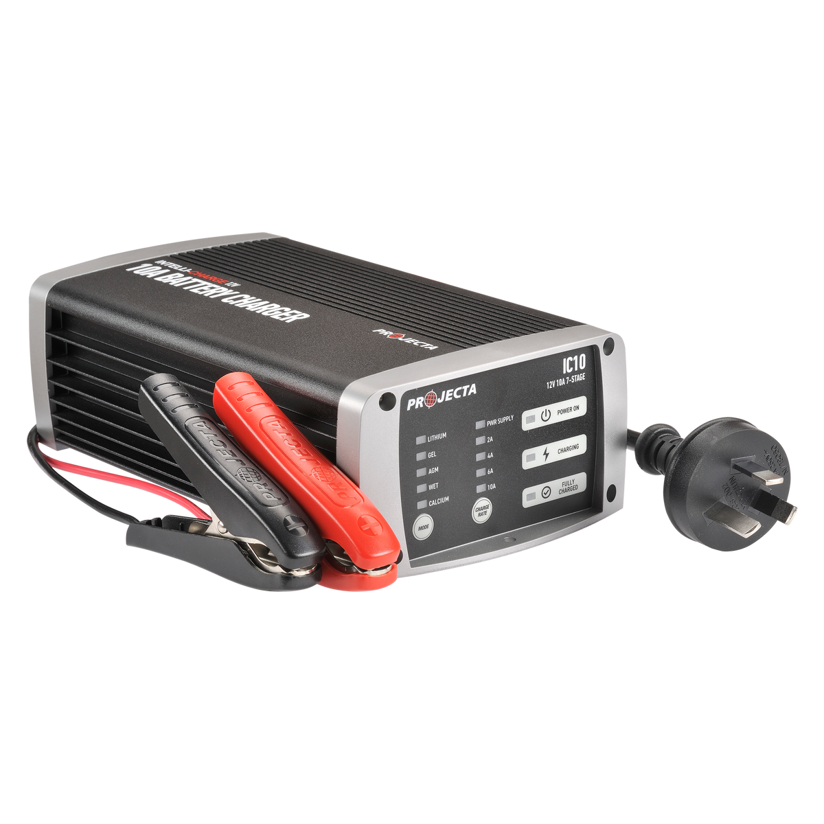 12V Automatic 10 Amp 7 Stage Battery Charger Multi Chemistry Lithium