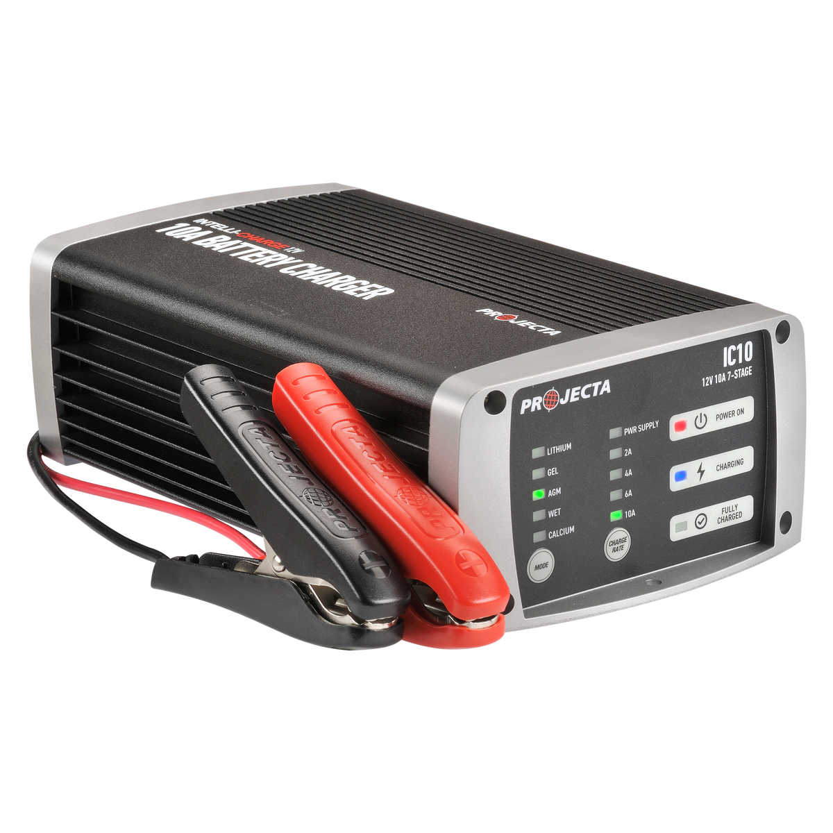 12V Automatic 10 Amp 7 Stage Battery Charger Multi Chemistry Lithium