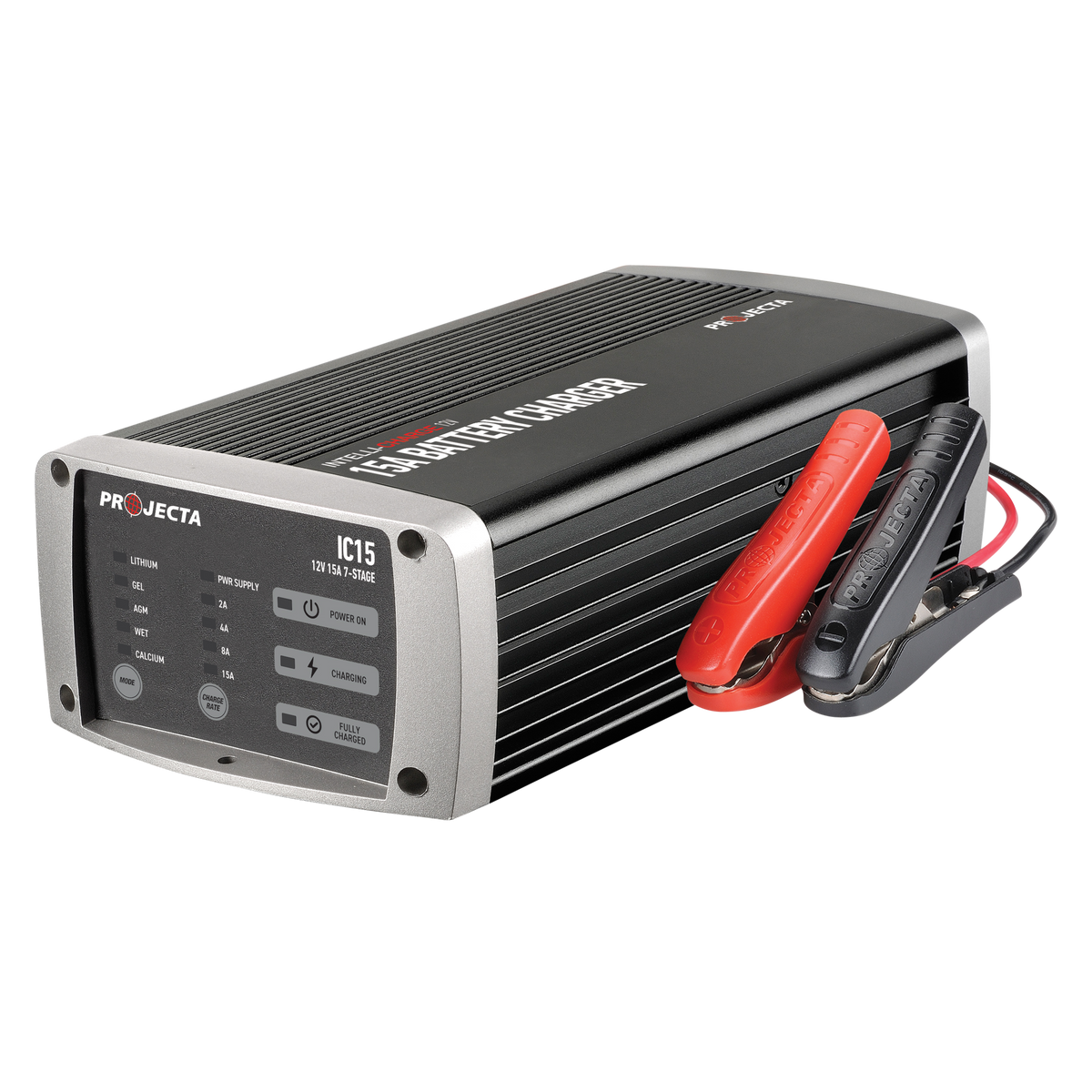12V Automatic 15 Amp 7 Stage Battery Charger Multi Chemistry Lithium