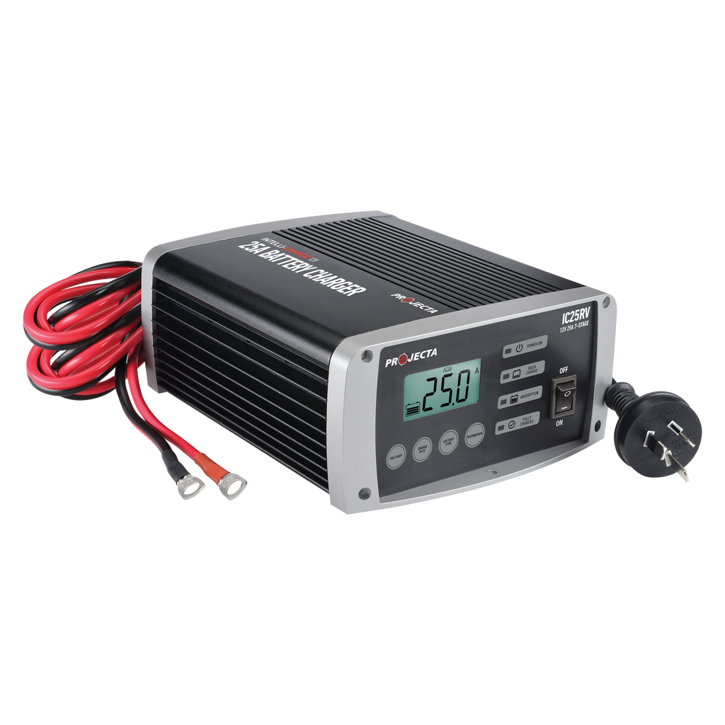 12V Automatic RV 25 Amp 7 Stage Battery Charger Multi Chemistry Lithium