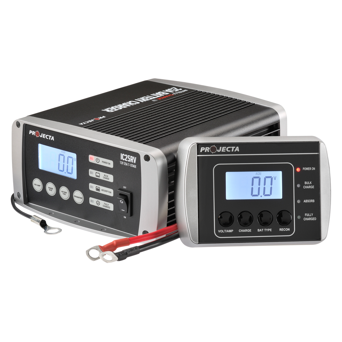 12V Automatic RV 25 Amp 7 Stage Battery Charger Multi Chemistry Lithium