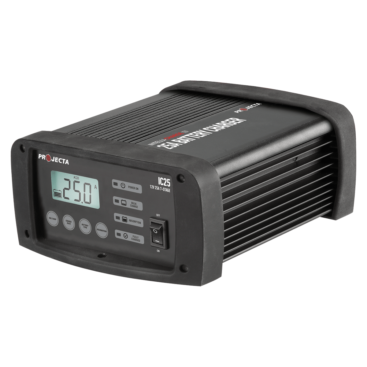 12V Automatic Workshop 25 Amp 7 Stage Battery Charger Multi Chemistry Lithium