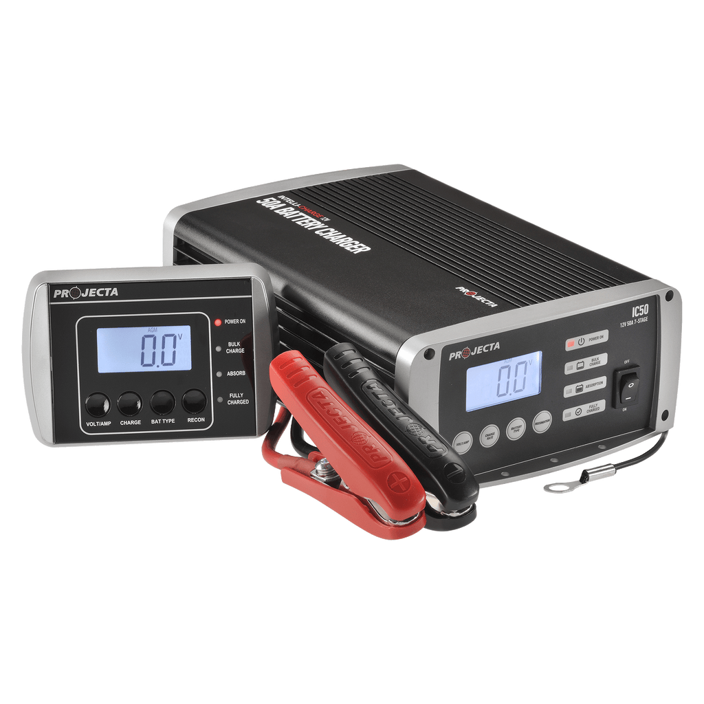 12V Automatic 50 Amp 7 Stage Battery Charger Multi Chemistry Lithium