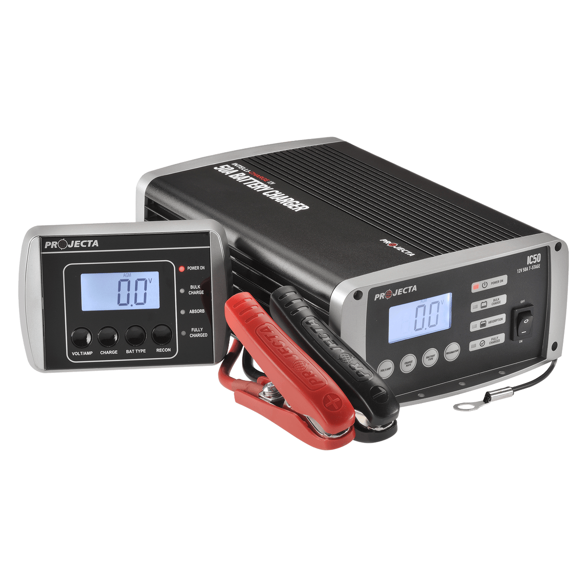 12V Automatic 50 Amp 7 Stage Battery Charger Multi Chemistry Lithium