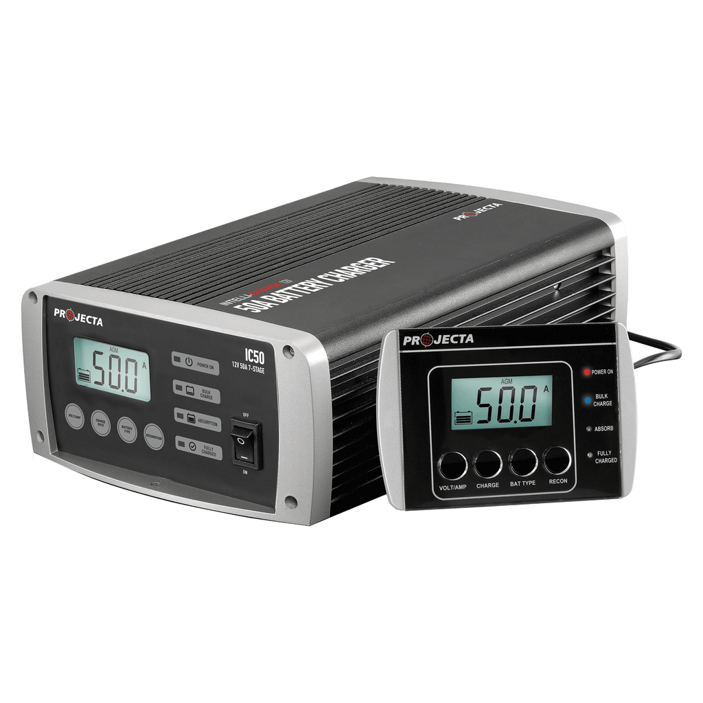 12V Automatic 50 Amp 7 Stage Battery Charger Multi Chemistry Lithium