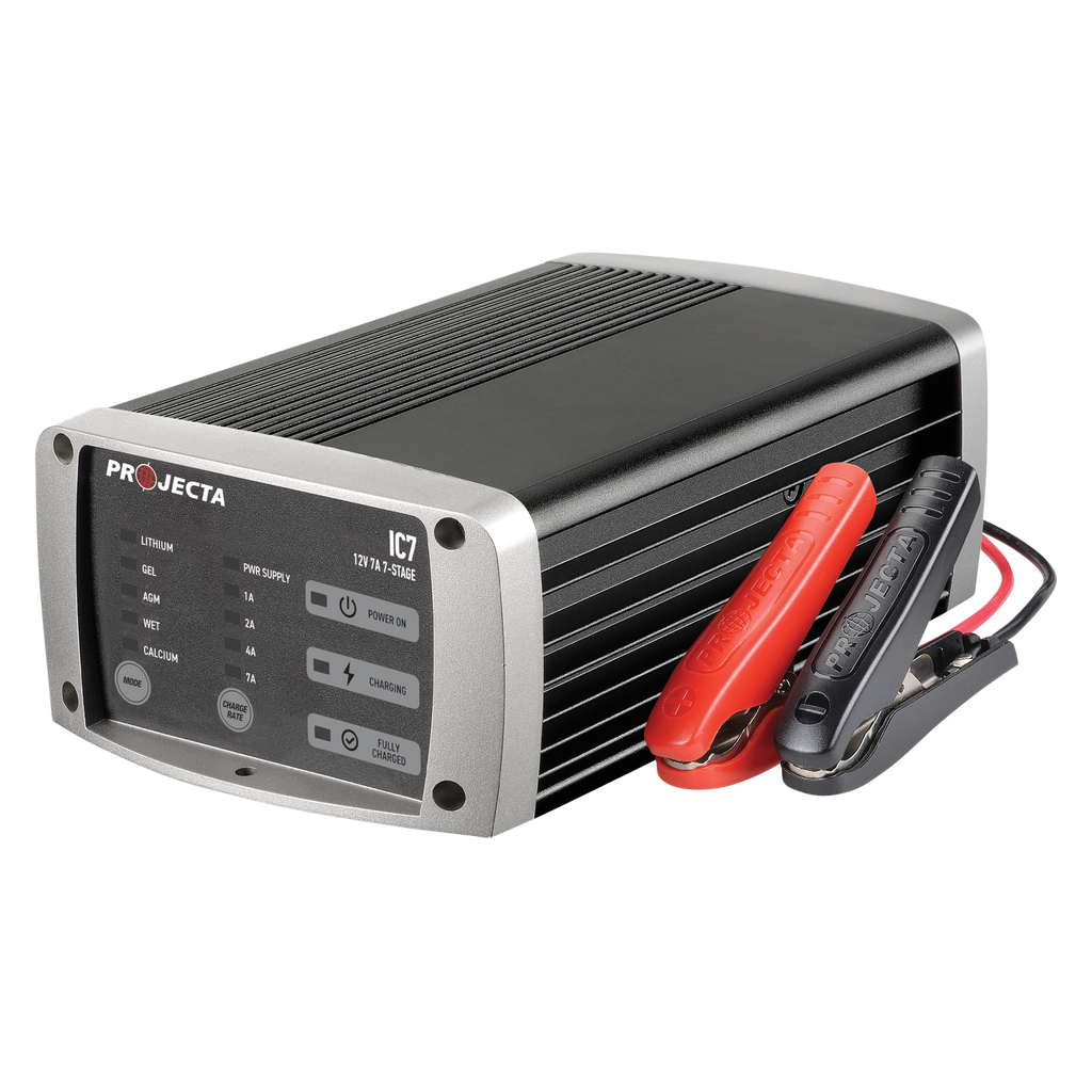 12V Automatic 7 Amp 7 Stage Battery Charger Multi Chemistry Lithium