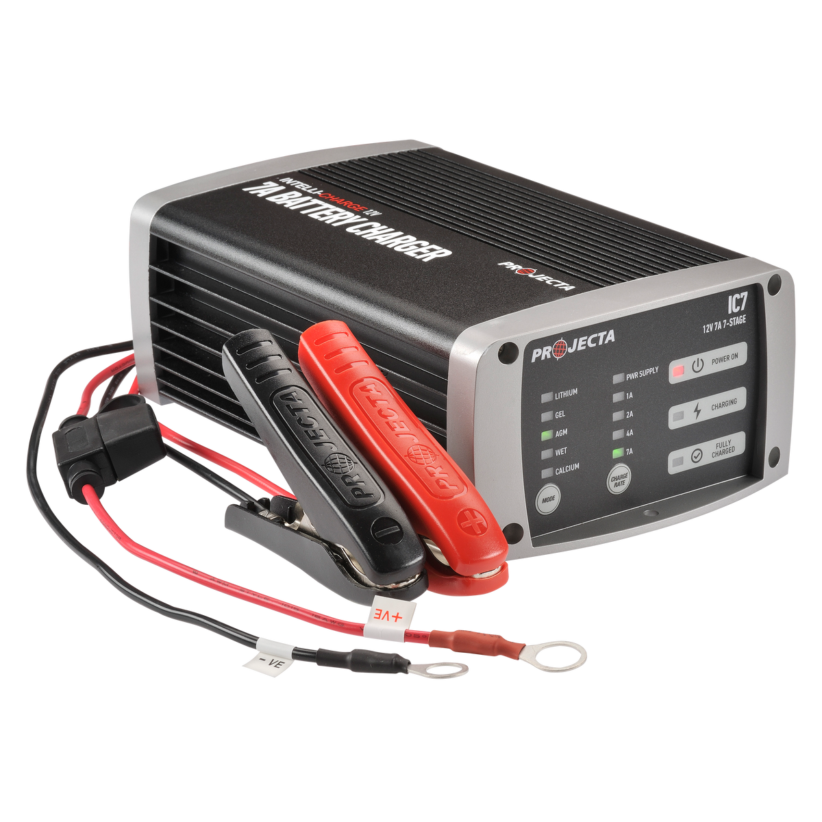 12V Automatic 7 Amp 7 Stage Battery Charger Multi Chemistry Lithium
