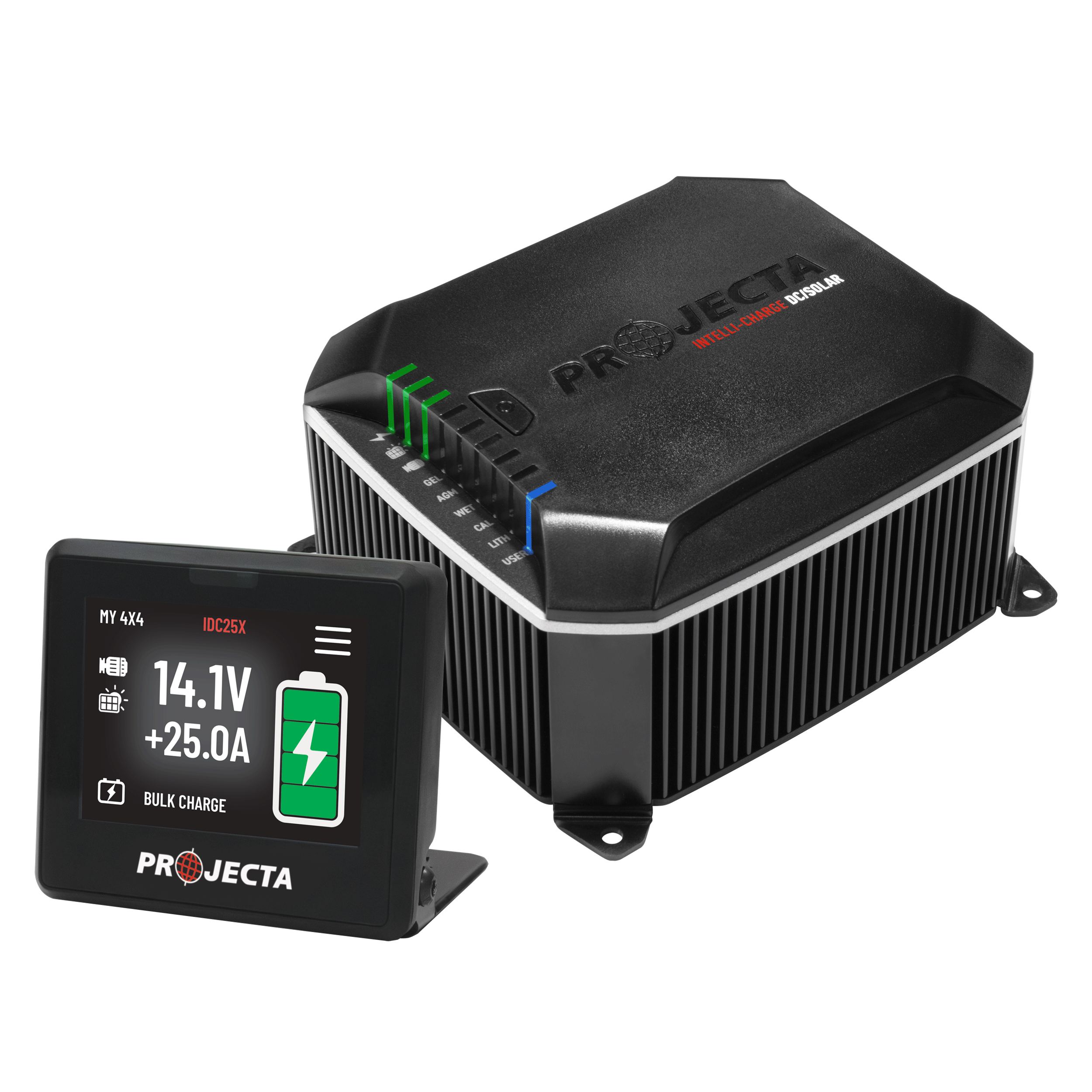 50Amp DC-DC Charger with MPPT Solar and Intelli-IQ Smart Display