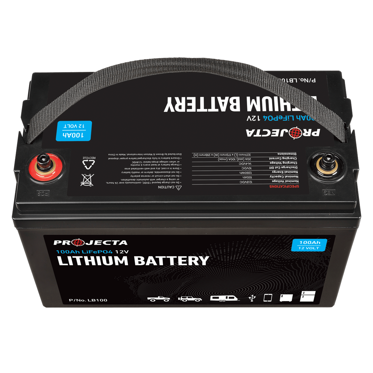 12V 100AH Lithium Battery