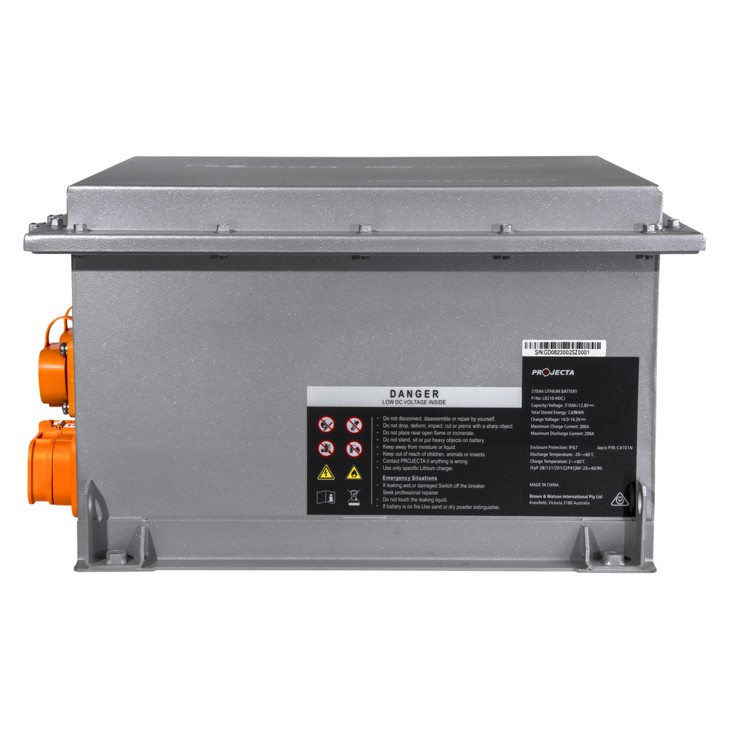 12V Chassis Mount 210Ah Lithium Battery