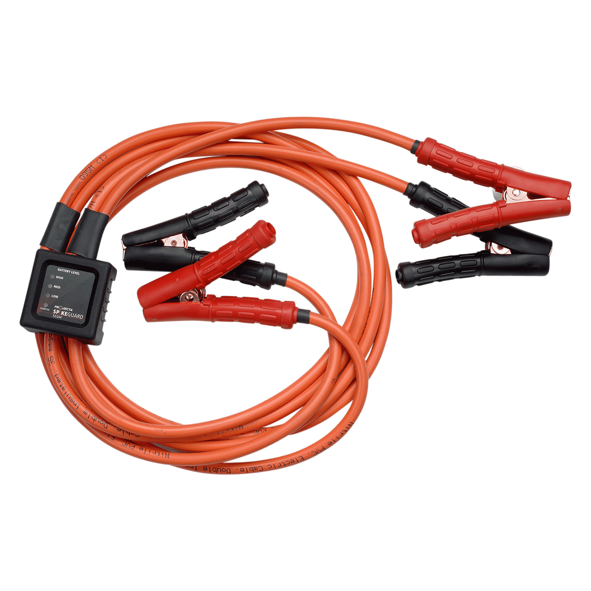 750 Amp Premium Nitrile Booster Cable Surge Protection 3.5M