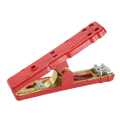 Cast Brass Clamp Largeg Red