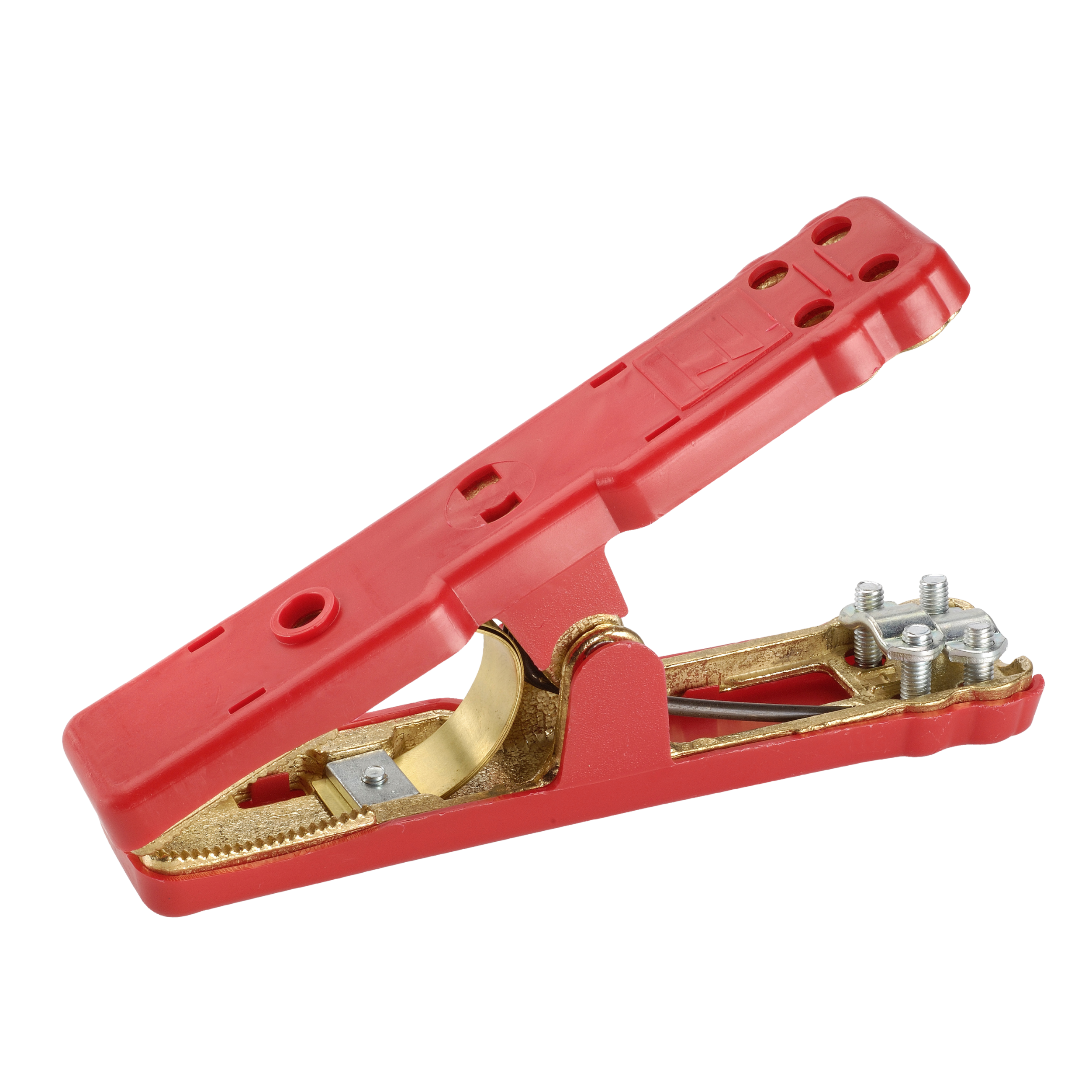 Cast Brass Clamp Largeg Red