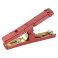 Cast Brass Clamp Medium Red
