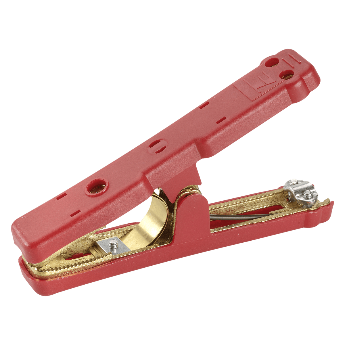 Cast Brass Clamp Medium Red