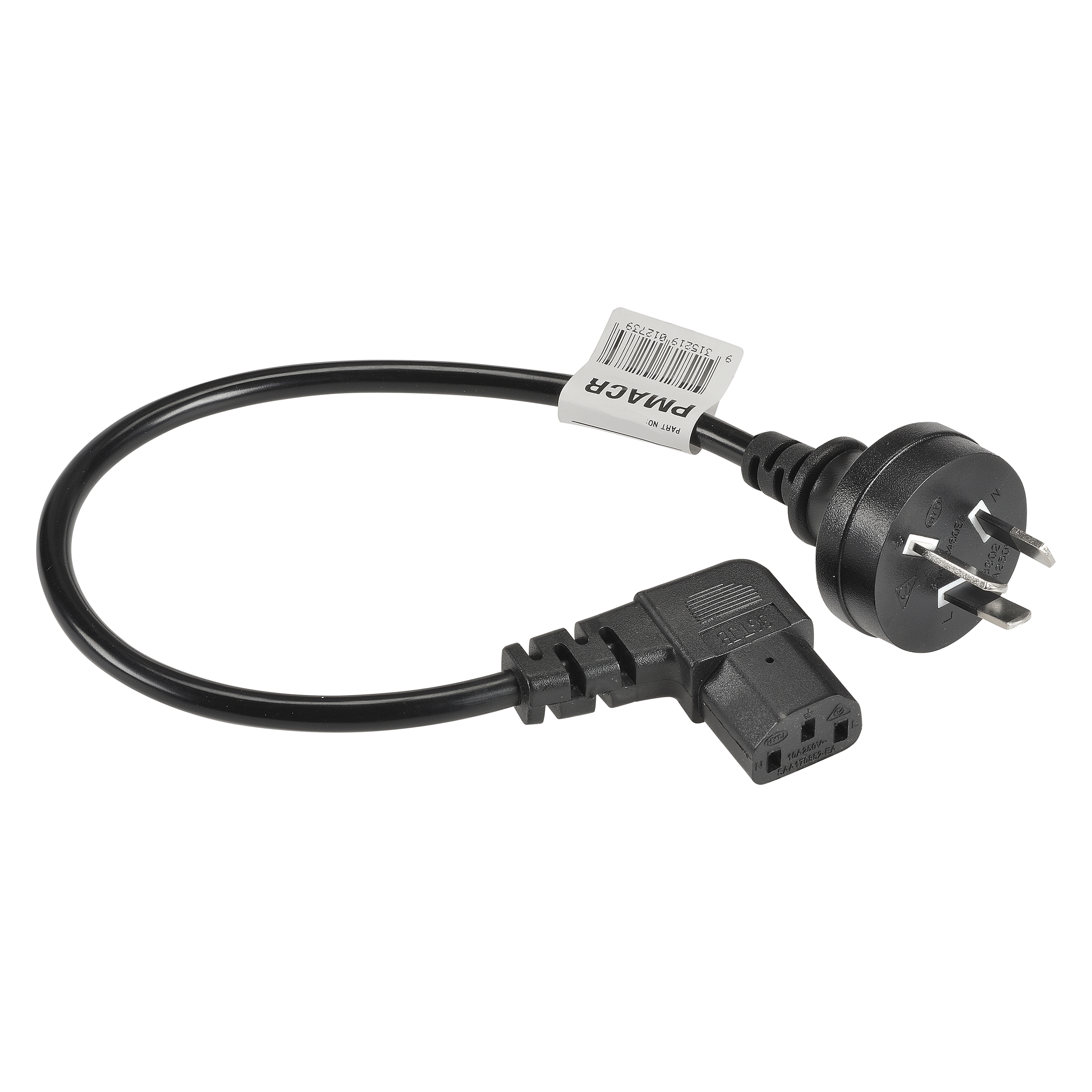 AC Power Cord 0.3M - Right Angle