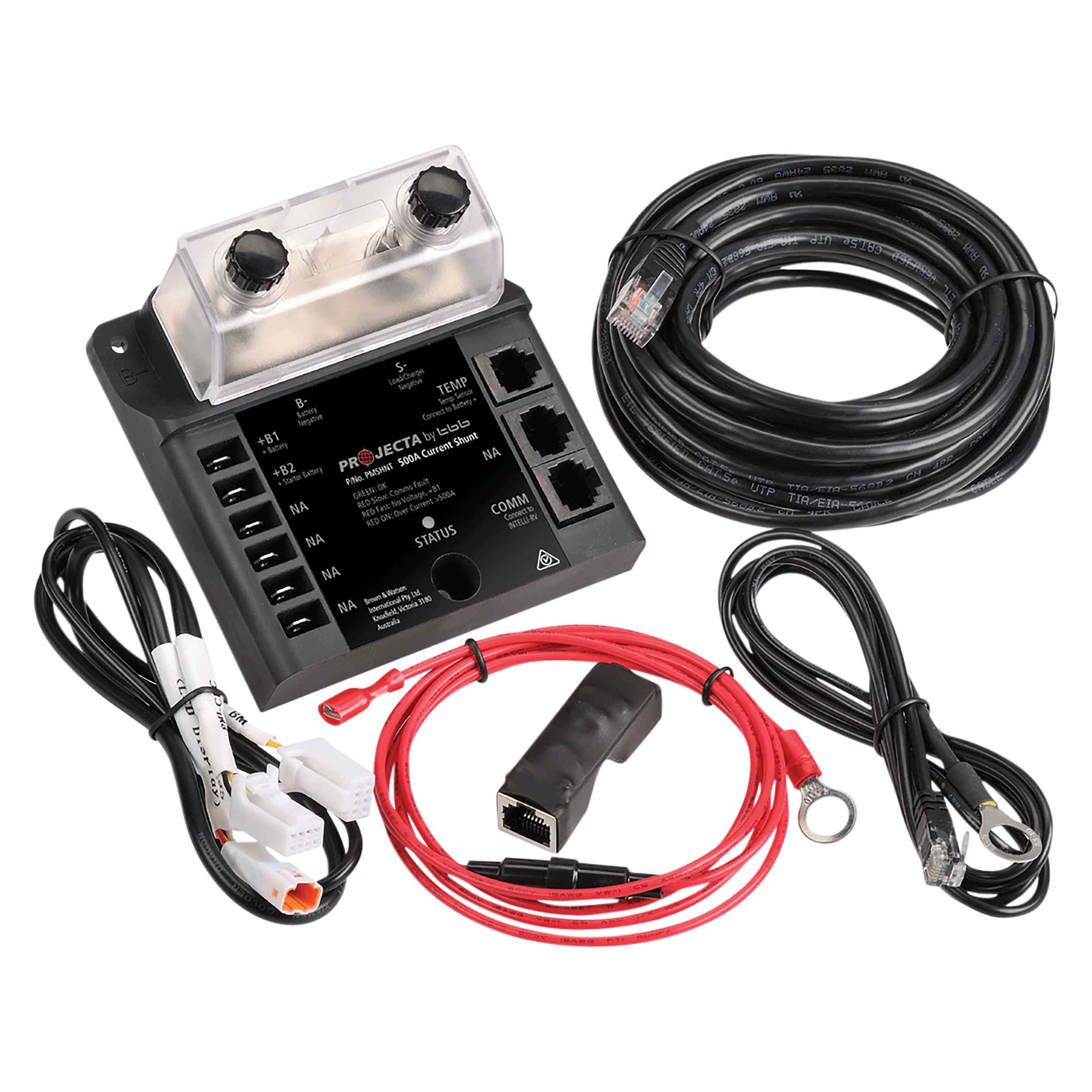 500Amp Shunt With Cables