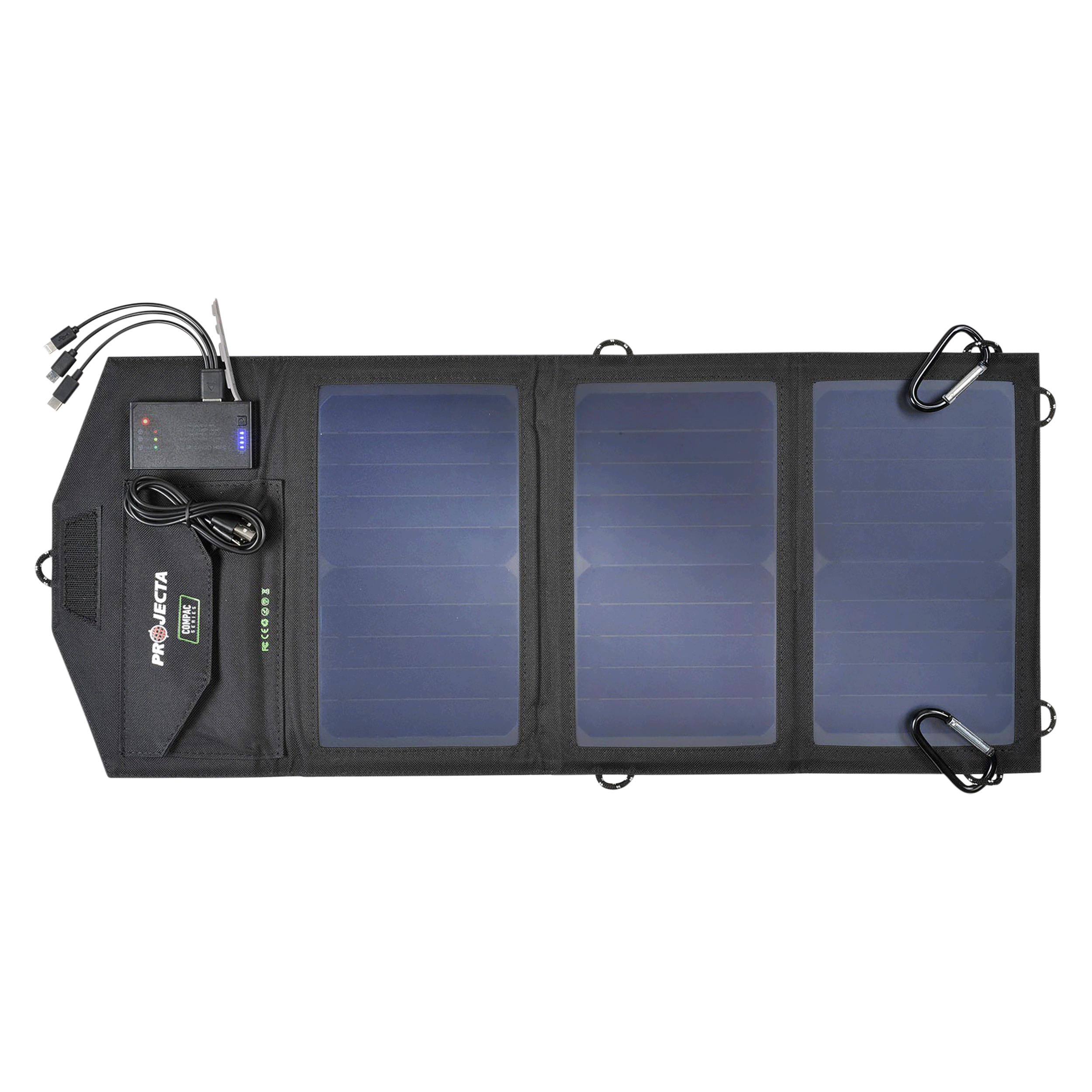15W 15W Personal Folding Solar Charger with Power Bank