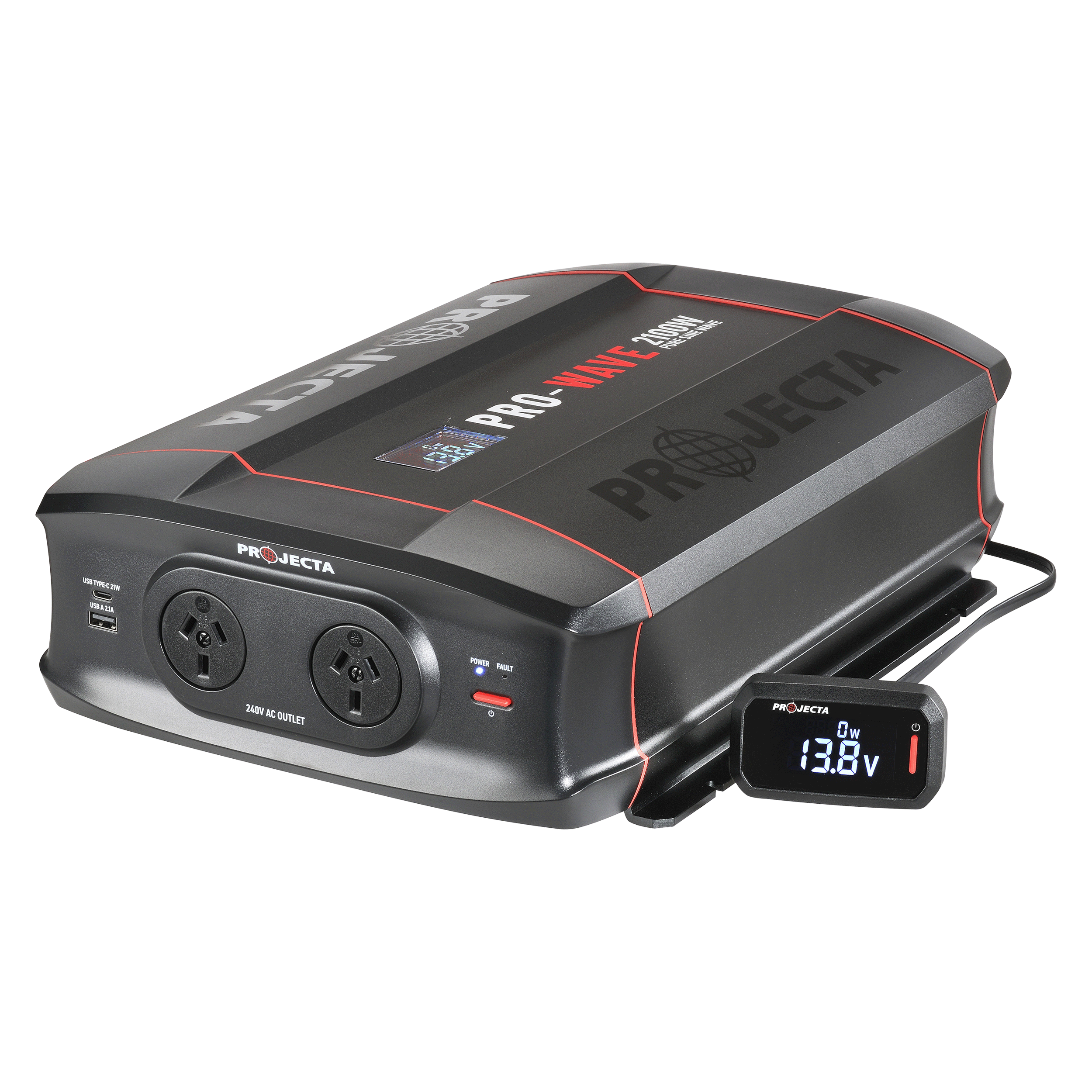 12V 2100W Pro-Wave Pure Sine Wave Inverter