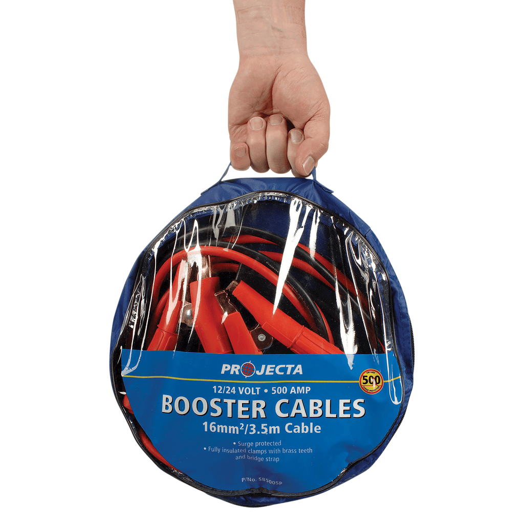 500 Amp Pure Copper Booster Cable Surge Protection 3.5m